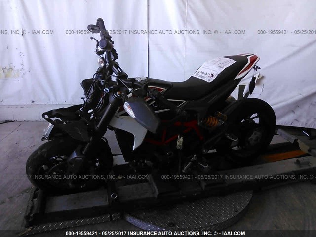 ZDM1YBTS0EB009786 - 2014 DUCATI HYPERMOTARD HYPERSTRADA WHITE photo 2