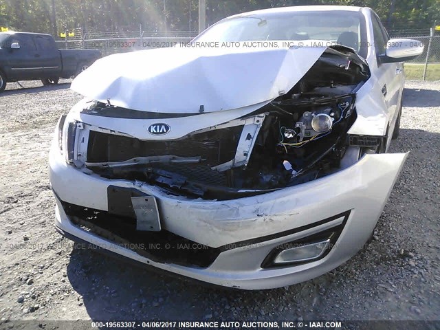 5XXGN4A73FG384074 - 2015 KIA OPTIMA EX SILVER photo 6