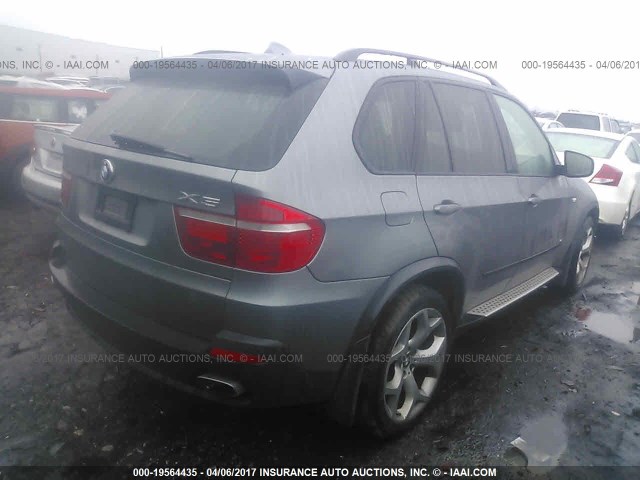 5UXFE83508L164231 - 2008 BMW X5 4.8I GRAY photo 4