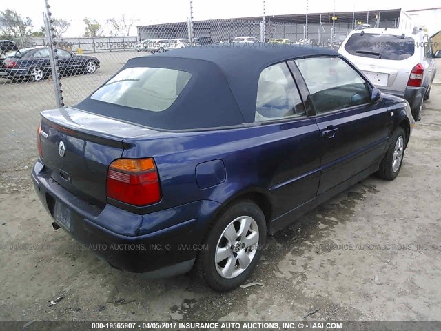 3VWDC21V92M805734 - 2002 VOLKSWAGEN CABRIO GLX PURPLE photo 4