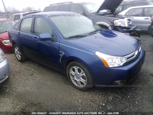 1FAHP35N18W141680 - 2008 FORD FOCUS SE/SEL/SES BLUE photo 1