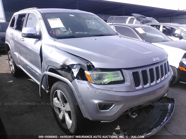 1C4RJFCG7GC367275 - 2016 JEEP GRAND CHEROKEE OVERLAND SILVER photo 6