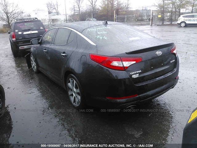 5XXGR4A64CG004800 - 2012 KIA OPTIMA SX BLACK photo 3