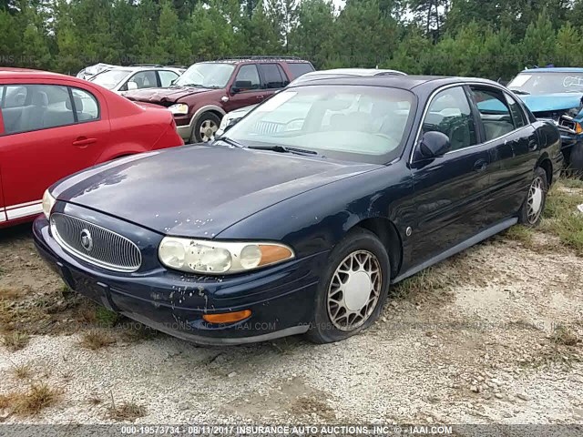 1G4HR54K33U140375 - 2003 BUICK LESABRE LIMITED Dark Blue photo 2