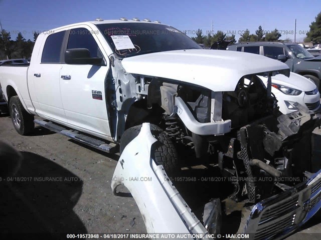 3C6UD5NL8CG333527 - 2012 DODGE RAM 2500 LARAMIE WHITE photo 1