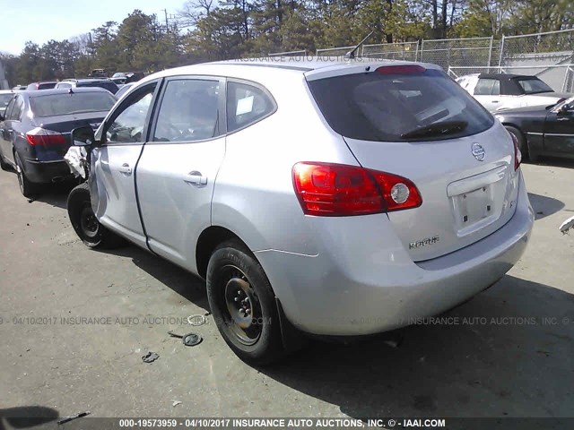 JN8AS58V09W192062 - 2009 NISSAN ROGUE S/SL SILVER photo 3