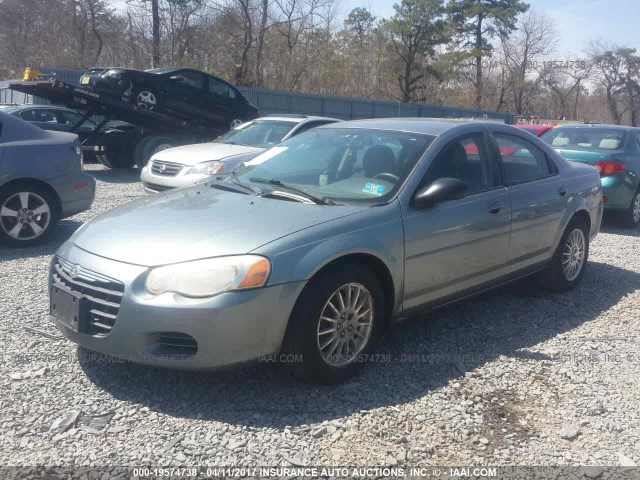 1C3EL56R36N247738 - 2006 CHRYSLER SEBRING TOURING BLUE photo 2