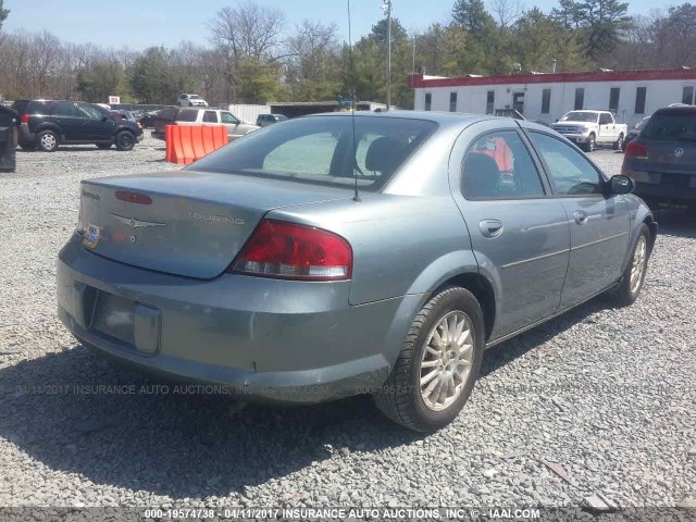 1C3EL56R36N247738 - 2006 CHRYSLER SEBRING TOURING BLUE photo 4