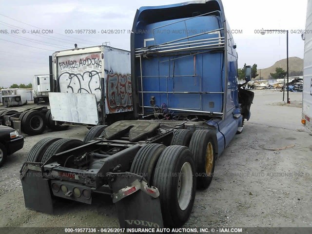 1XKTD49X68J219323 - 2008 KENWORTH T2000 T2000 BLUE photo 4