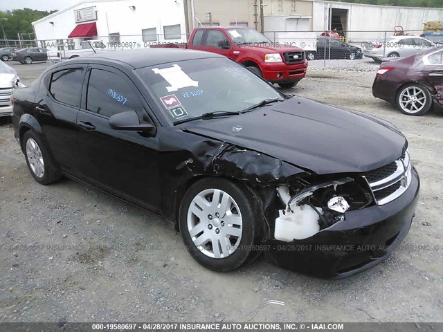 1B3BD4FB6BN578284 - 2011 DODGE AVENGER EXPRESS 黑色 照片 1