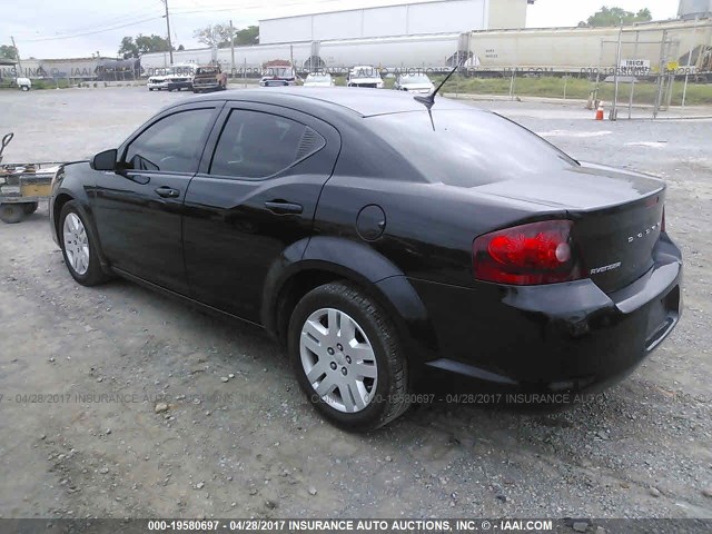 1B3BD4FB6BN578284 - 2011 DODGE AVENGER EXPRESS BLACK photo 3