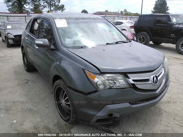 2HNYD28388H534057 - 2008 ACURA MDX TECHNOLOGY GRAY photo 1