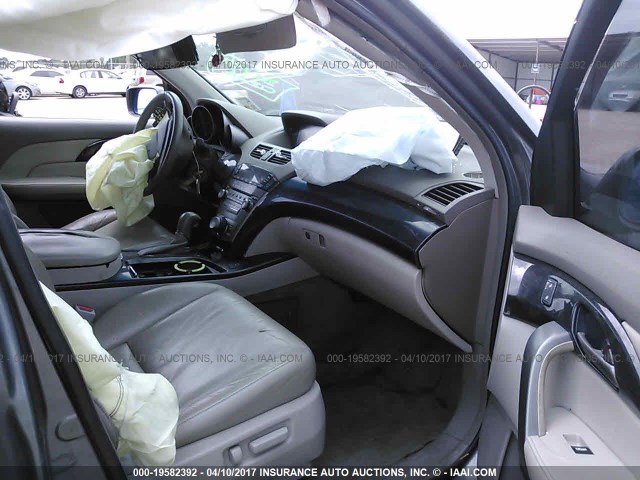 2HNYD28388H534057 - 2008 ACURA MDX TECHNOLOGY GRAY photo 5