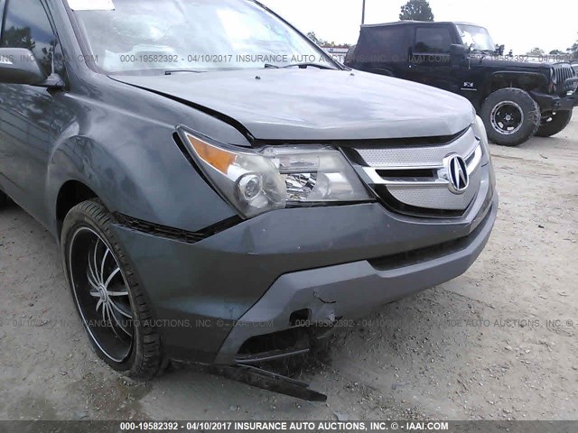 2HNYD28388H534057 - 2008 ACURA MDX TECHNOLOGY GRAY photo 6