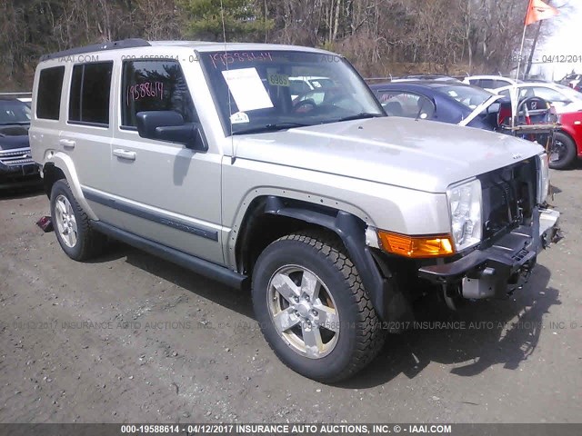 1J8HG48K68C210987 - 2008 JEEP COMMANDER SPORT ვერცხლისფერი ფოტო 1