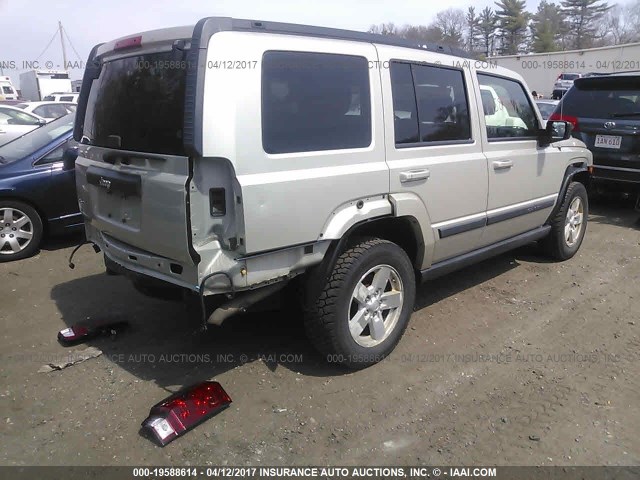 1J8HG48K68C210987 - 2008 JEEP COMMANDER SPORT ვერცხლისფერი ფოტო 4