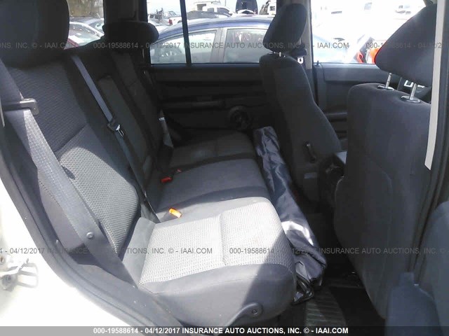 1J8HG48K68C210987 - 2008 JEEP COMMANDER SPORT ვერცხლისფერი ფოტო 8