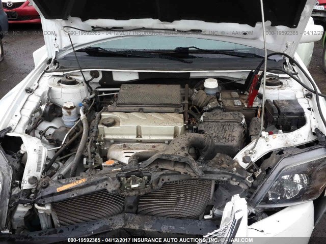 4A32B2FF1BE023106 - 2011 MITSUBISHI GALANT FE WHITE photo 10