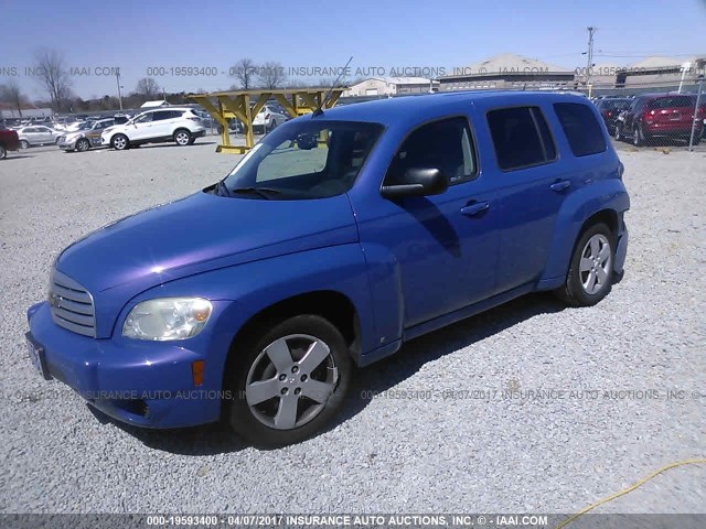 3GNDA13D48S580013 - 2008 CHEVROLET HHR LS BLUE photo 2