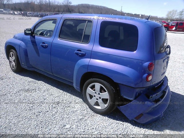 3GNDA13D48S580013 - 2008 CHEVROLET HHR LS BLUE photo 3