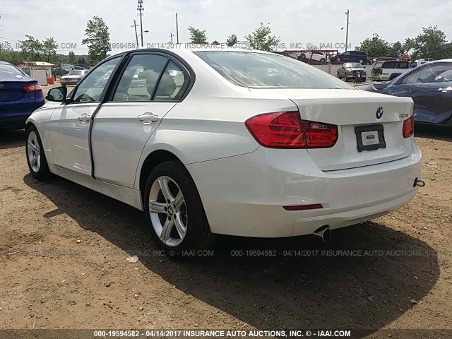 WBA3B1C58FK138786 - 2015 BMW 320 I WHITE photo 3