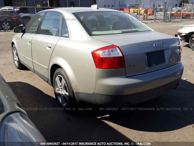 WAULT68E44A094517 - 2004 AUDI A4 3.0 QUATTRO SILVER photo 3