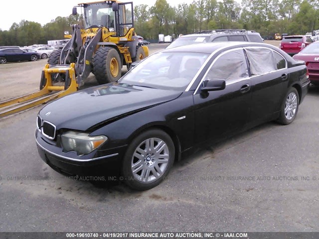 WBAGN63443DR16420 - 2003 BMW 745 LI BLACK photo 2