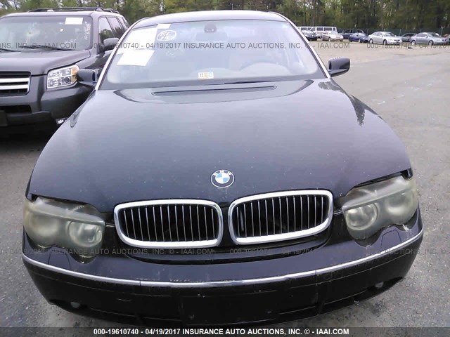WBAGN63443DR16420 - 2003 BMW 745 LI BLACK photo 6