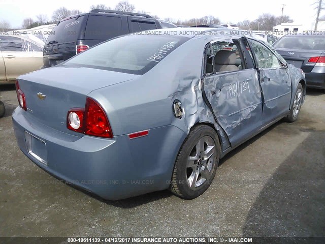 1G1ZH57B494172681 - 2009 CHEVROLET MALIBU 1LT 浅蓝色 照片 4