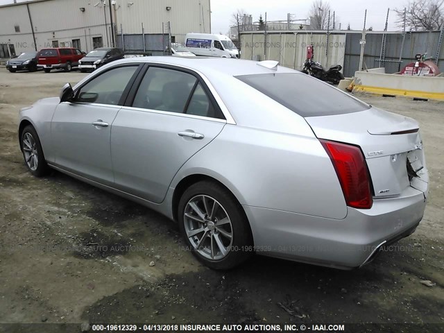 1G6AX5SS8H0151579 - 2017 CADILLAC CTS LUXURY SILVER photo 3