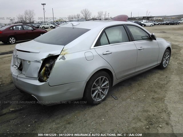 1G6AX5SS8H0151579 - 2017 CADILLAC CTS LUXURY SILVER photo 4