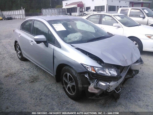 19XFB2F7XFE013293 - 2015 HONDA CIVIC SE SILVER photo 1