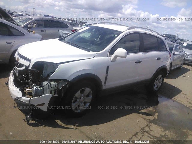 3GNAL2EK7FS526491 - 2015 CHEVROLET CAPTIVA LS WHITE photo 2