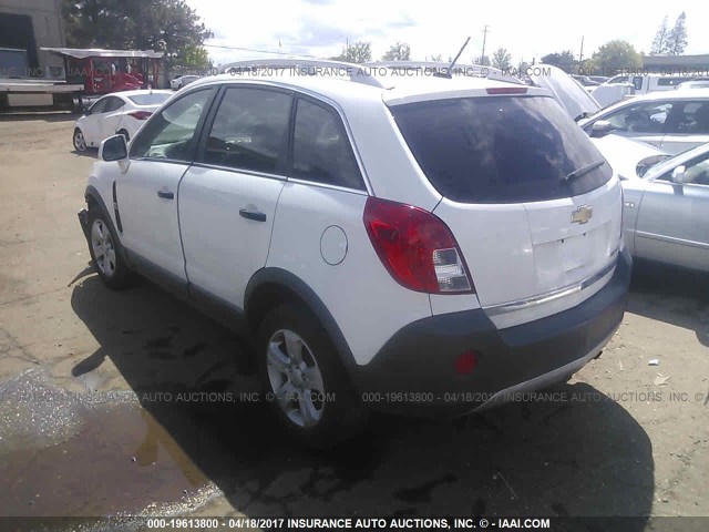 3GNAL2EK7FS526491 - 2015 CHEVROLET CAPTIVA LS WHITE photo 3