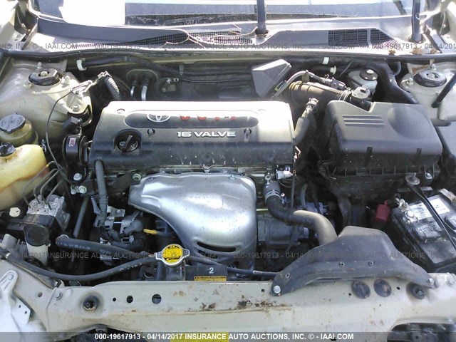 JTDBE32K363055818 - 2006 TOYOTA CAMRY LE/XLE GOLD photo 10