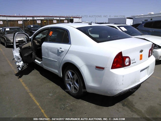 1G1ZB5E17BF331831 - 2011 CHEVROLET MALIBU LS 白色 照片 3