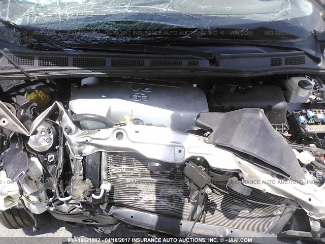 5TDZK23CX7S022923 - 2007 TOYOTA SIENNA CE/LE SILVER photo 10