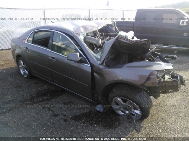 1G1ZC5EB2AF139592 - 2010 CHEVROLET MALIBU 1LT GRAY photo 1