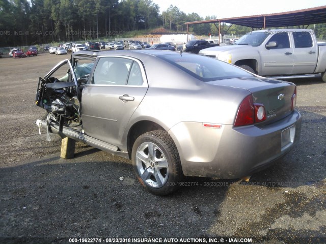 1G1ZC5EB2AF139592 - 2010 CHEVROLET MALIBU 1LT GRAY photo 3