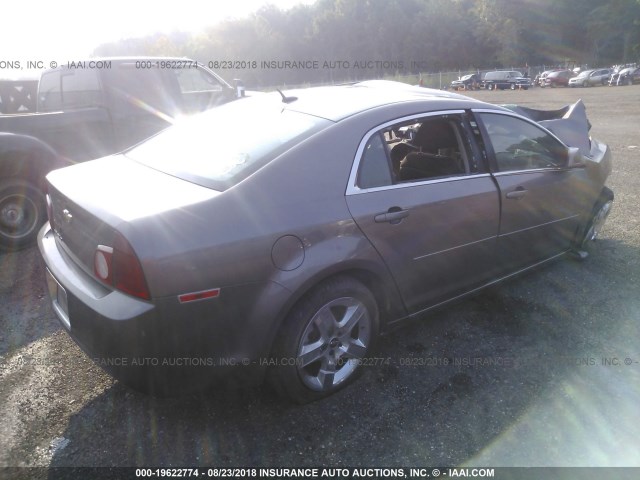 1G1ZC5EB2AF139592 - 2010 CHEVROLET MALIBU 1LT GRAY photo 4