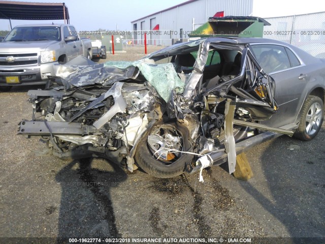 1G1ZC5EB2AF139592 - 2010 CHEVROLET MALIBU 1LT GRAY photo 6