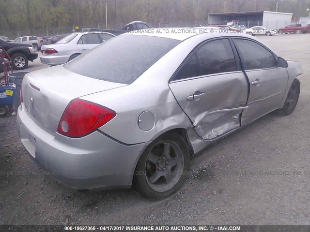 1G2ZG57B084215166 - 2008 PONTIAC G6 SE SILVER photo 4