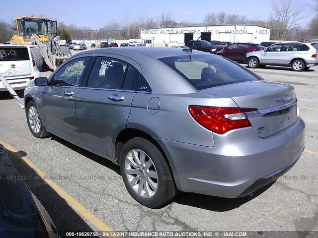 1C3CCBCG7DN583253 - 2013 CHRYSLER 200 LIMITED SILVER photo 3