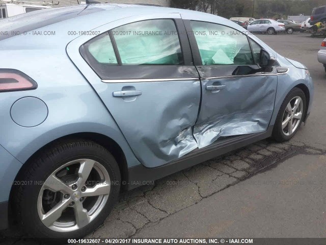 1G1RF6E46DU102981 - 2013 CHEVROLET VOLT Light Blue photo 6