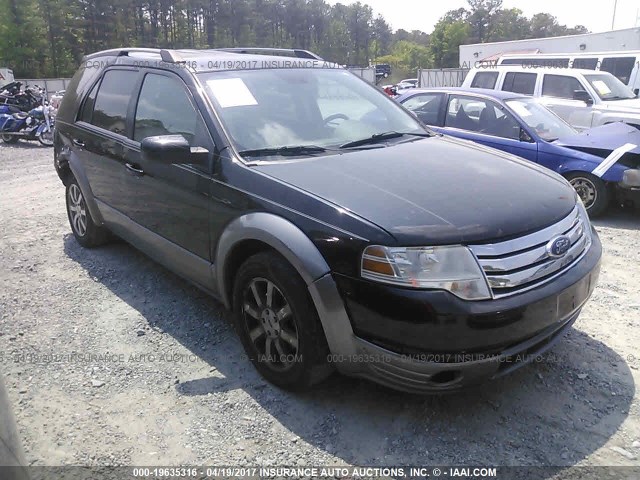 1FMDK02W78GA35212 - 2008 FORD TAURUS X SEL BLACK photo 1