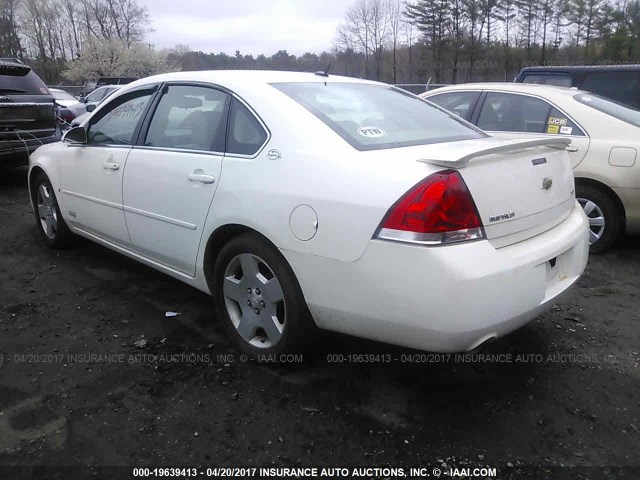 2G1WD58C569106901 - 2006 CHEVROLET IMPALA SUPER SPORT WHITE photo 3