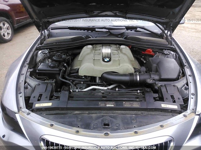 WBAEH73455B215825 - 2005 BMW 645 CI AUTOMATIC Boz foto 10