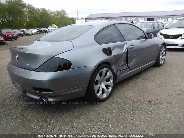 WBAEH73455B215825 - 2005 BMW 645 CI AUTOMATIC Boz foto 4