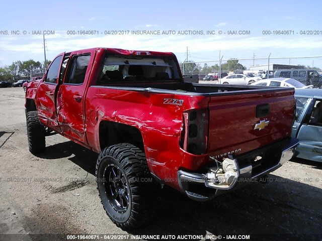 3GCUKREC1FG338658 - 2015 CHEVROLET SILVERADO K1500 LT RED photo 3