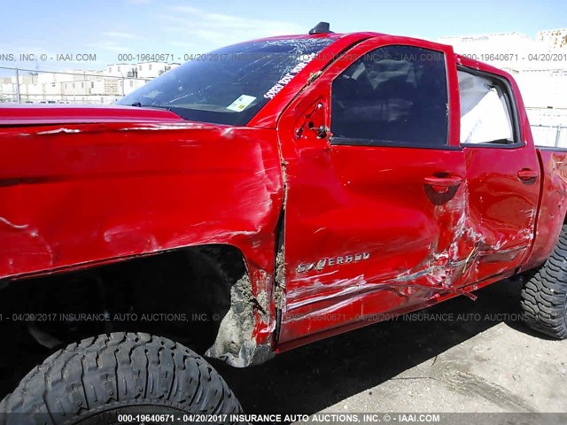 3GCUKREC1FG338658 - 2015 CHEVROLET SILVERADO K1500 LT RED photo 6